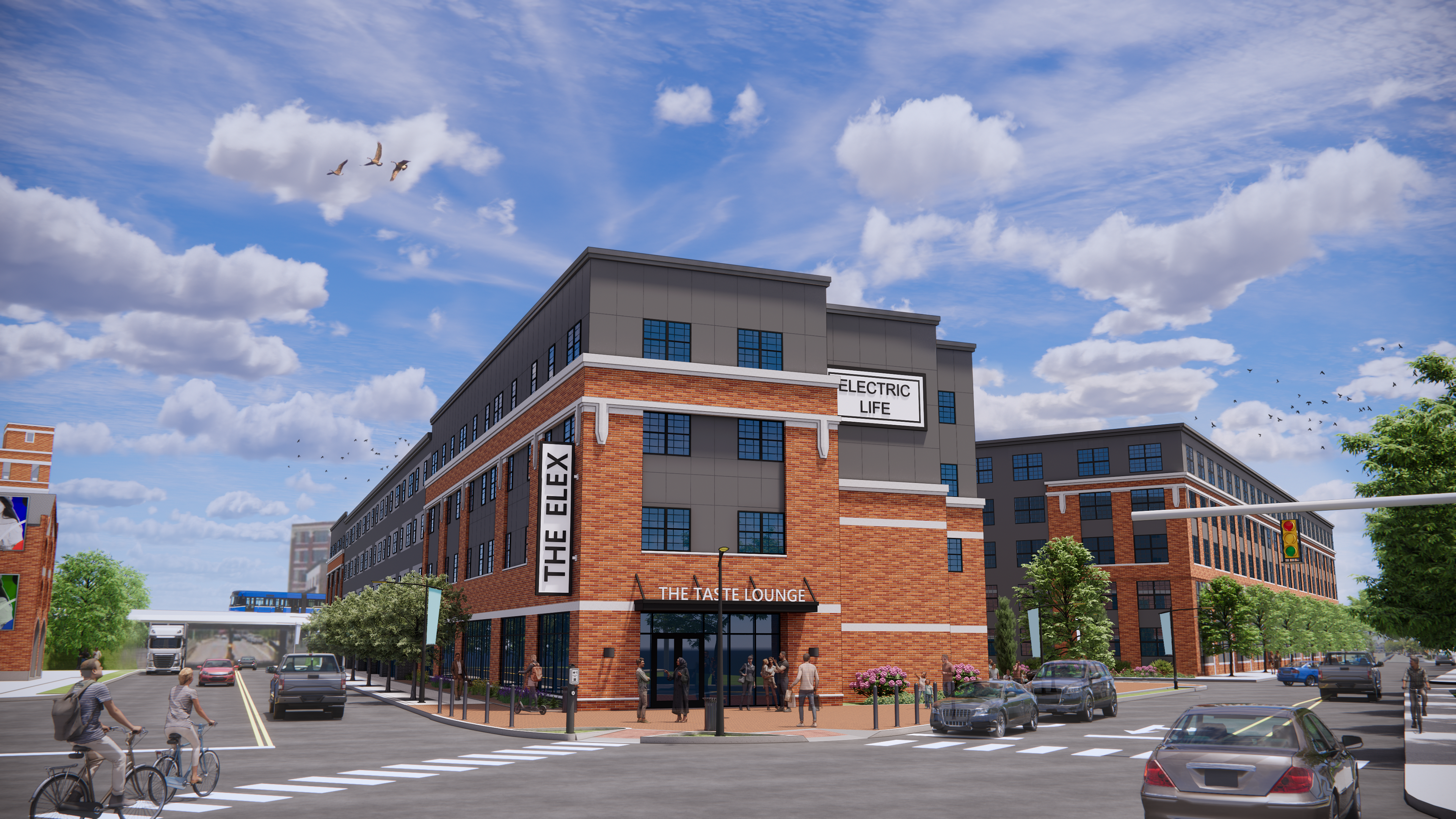 rendering of apartment building