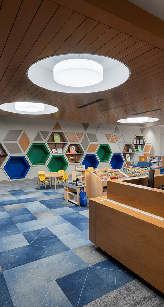 children's area McCollough Library