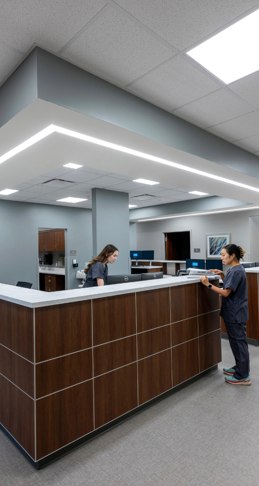 station inside Lutheran Health Primary Care