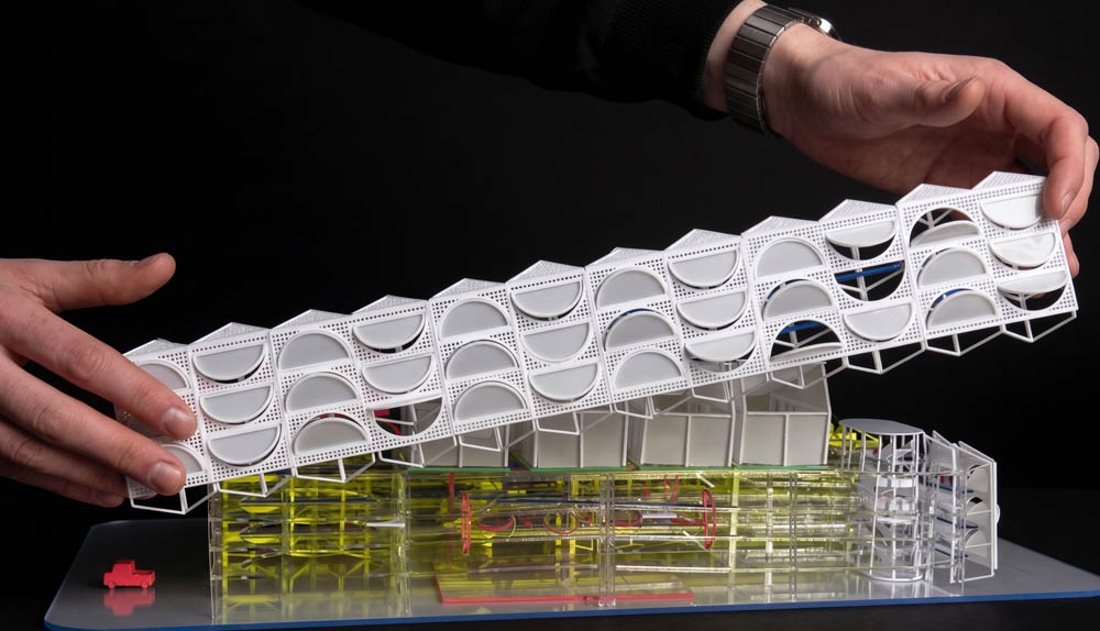 Claire Replogle MKM Steel Competition physical model Public Parking