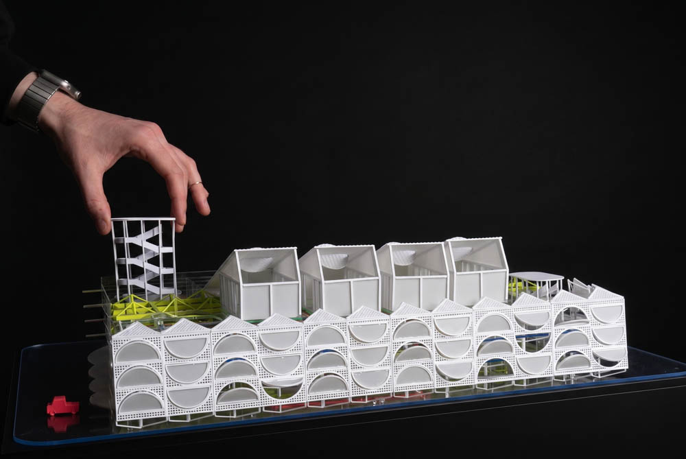 Claire Replogle MKM Steel Competition physical model Public Parking