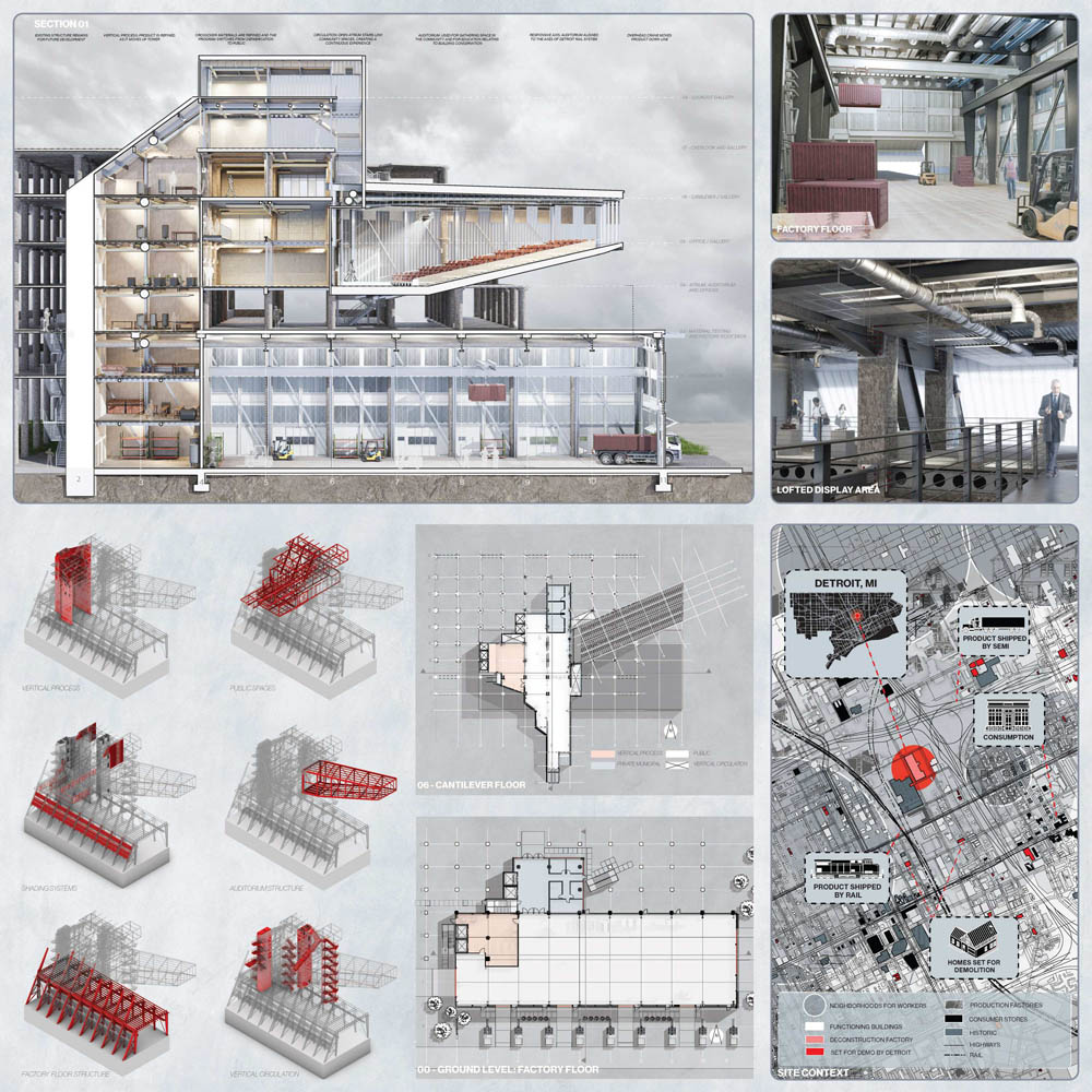 Gabe Barton MKM Steel Competition project board Reclaimed