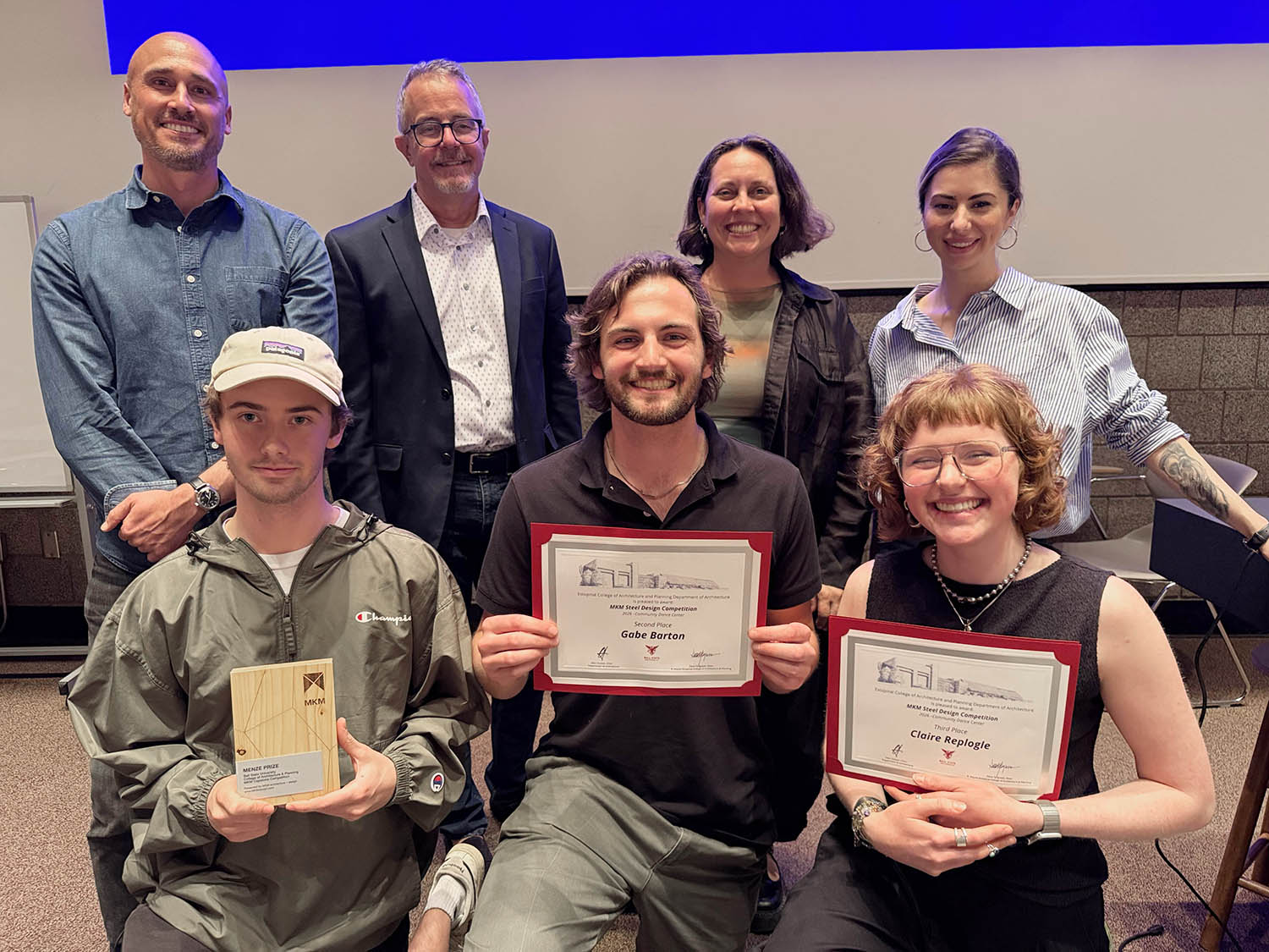 2026 MKM Steel Competition winners and judges